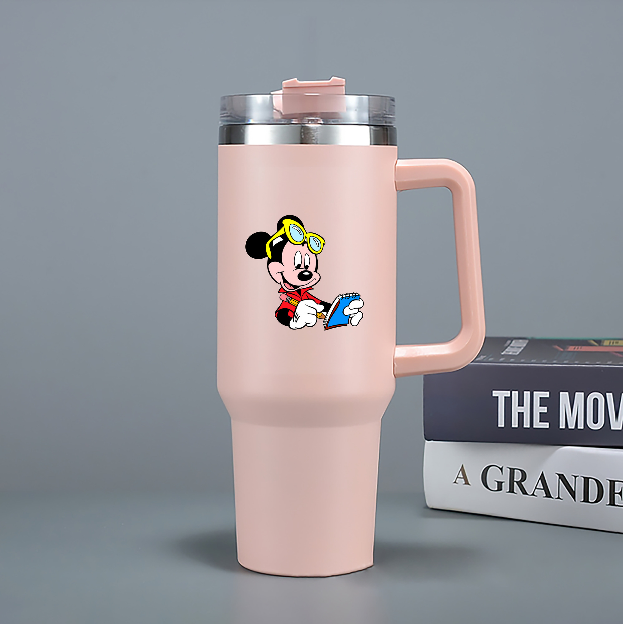 （画像用） ミッキーマウス Mickey Mouse 1200mL車用タンブラー（カラープリント）